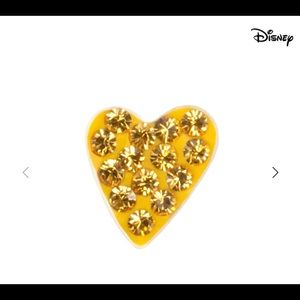 Origami Owl Disney Yellow Heart Sparkle Charm